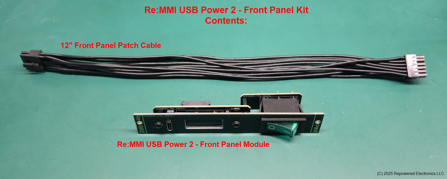 Re:MMI Front Panel Kit for USB Power 2